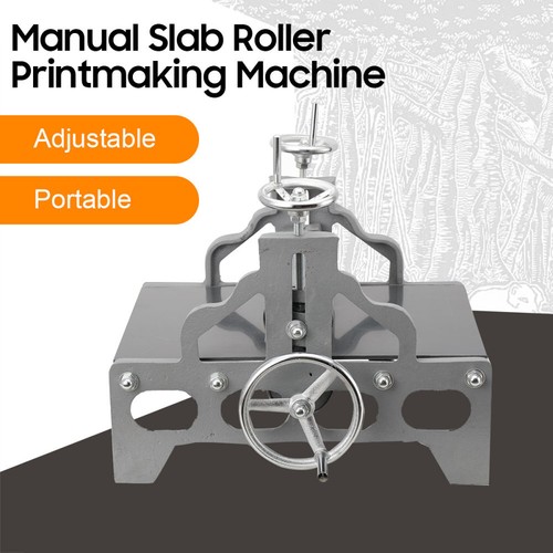 Manual Printmaking Machine with Adjustable Slab Roller for Making Relief Plate - Picture 5 of 15