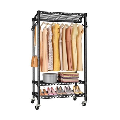 VIPEK R1 Plus Rolling Garment Rack Heavy Duty Clothes Rack for Hanging Clothe...