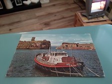 POSTCARD RNLI SCOTLAND DUNBAR CASTLE AND LIFEBOAT to SHEFFIELD YORKSHIRE 