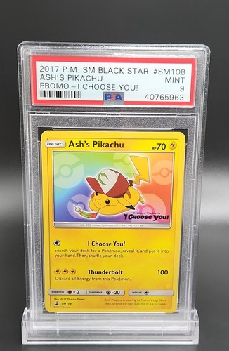 Pokemon Card - Ash's Pkachu SM108 Promo Pokémon " Choose You" Sealed