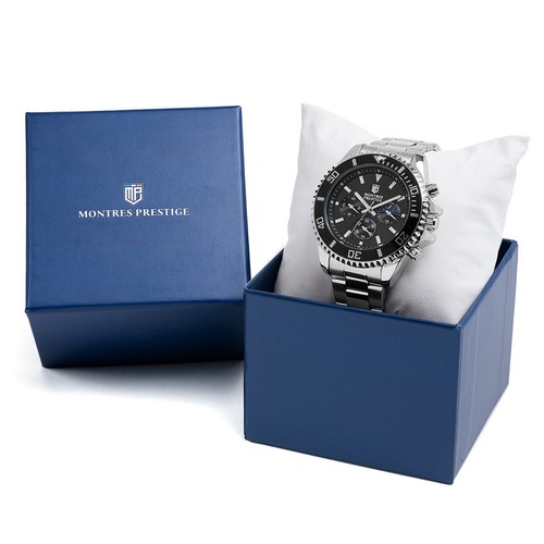 Reloj Invicta X Montres Prestige Diver Hombre Plateado/Negro 42mm MPW-0087 ¡Nuevo! - Imagen 2 de 6
