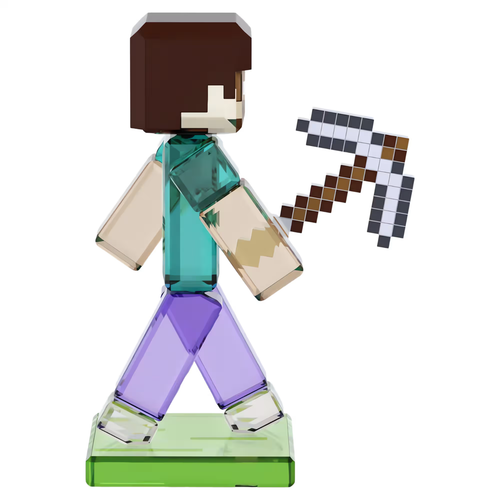 Swarovski Crystal Minecraft Steve Figurine 5701272 - Picture 2 of 8