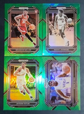 2023-24 Panini Prizm Draft Picks GREEN PRIZMS with Variations You Pick - READ