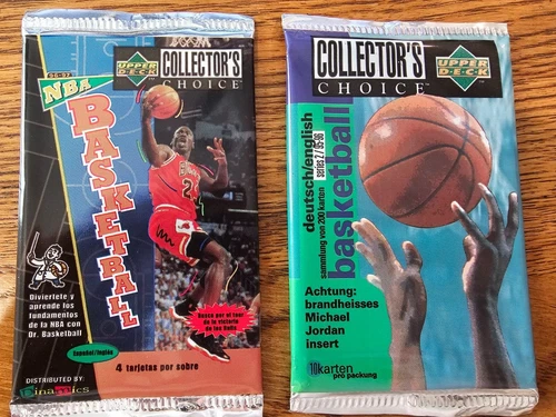 95-96 UD Collector's Choice Series 2 Basketball Unopened Pack & 96/97 pack