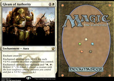 Magic the Gathering -MTG-Gleam of Authority 