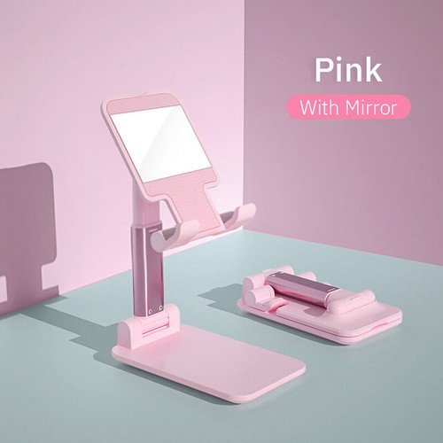 Foldable Cell Phone Stand, Angle & Height Adjustable Desk Phone Holder, 4 Colors - 第 16/17 張圖片
