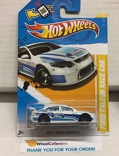 Ford Falcon Race Car #4 * White * 2012 Hot Wheels * C1