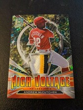 2021 Panini Spectra Andrew McCutchen High Voltage Patch Jersey /6 Phillies SP