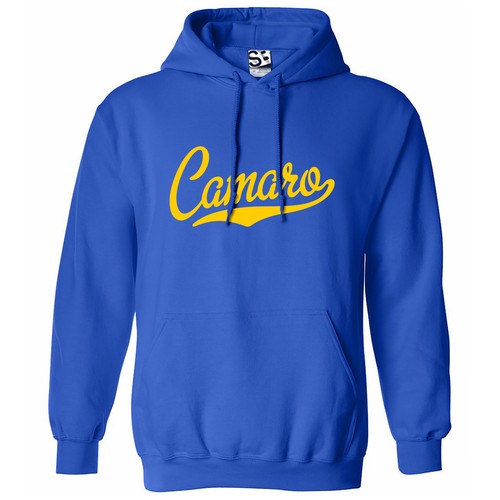 Camaro Script HOODIE | Z28 SS RS 67 68 69 70 71 73 Jersey Logo Hooded Sweatshirt - Picture 31 of 34