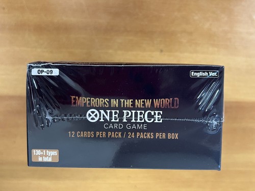 One Piece OP09 Emperors in the New World Box Display Sealed Card English Bandai - Photo 2 sur 3
