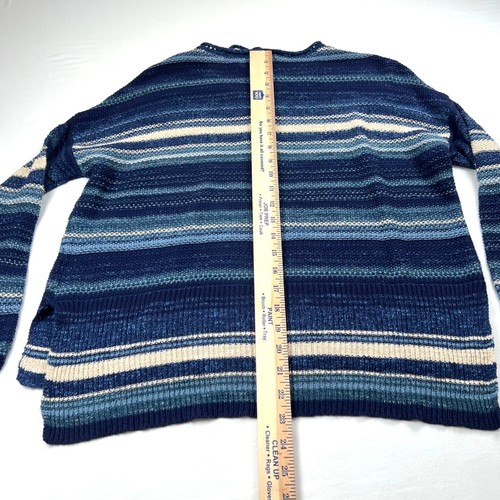 Denim & Supply Ralph Lauren Damen Strickpullover Pullover gestreift blau Baumwolle S/P - Bild 7 von 8