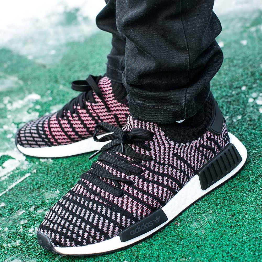 Adidas STLT Primeknit size 13. Black Grey Pink. CQ2386 | eBay