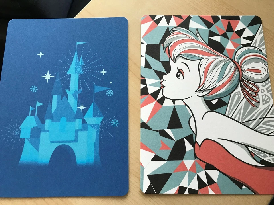 Disney 5 x 7 Postcards (Set of 4):  Disney Rewards Special Edition Artwork Foto 2 de 4