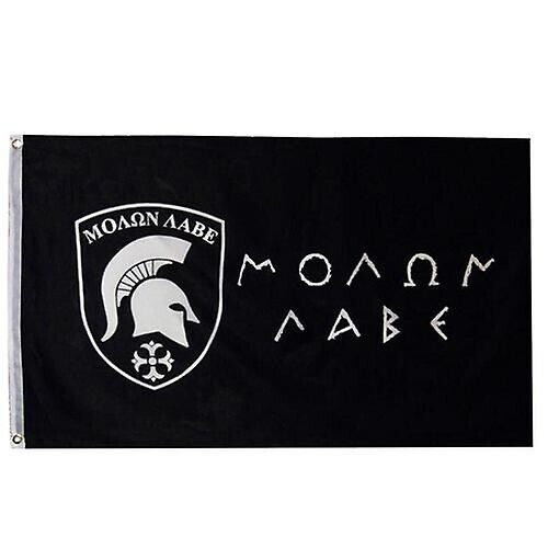 Molon Labe Komm und nimm sie Polyester 5'x3' Flagge - Bild 1 von 3