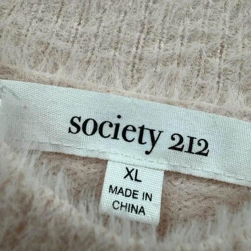 Suéter súper suave para pestañas rosa pastel Society 212 XL - Imagen 9 de 9