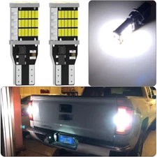 2pcs 6000K White 921 912 LED Backup Reverse Light Bulb Super Bright T15 906 W16W