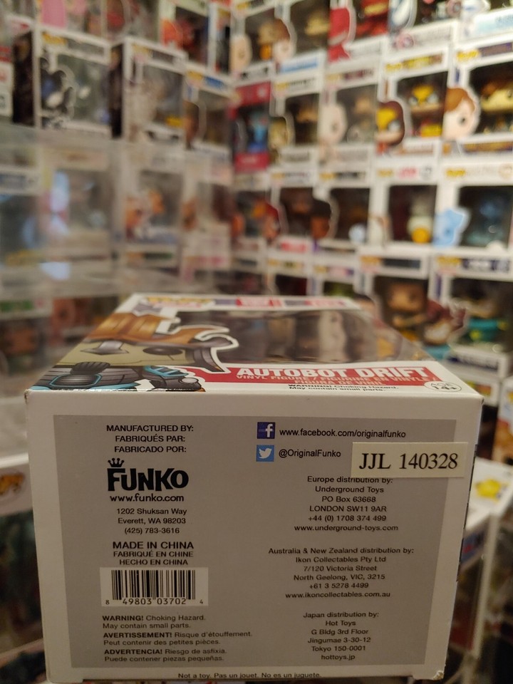 Funko Pop! Movies Transformers Autobot Drift 103 849803037024 eBay