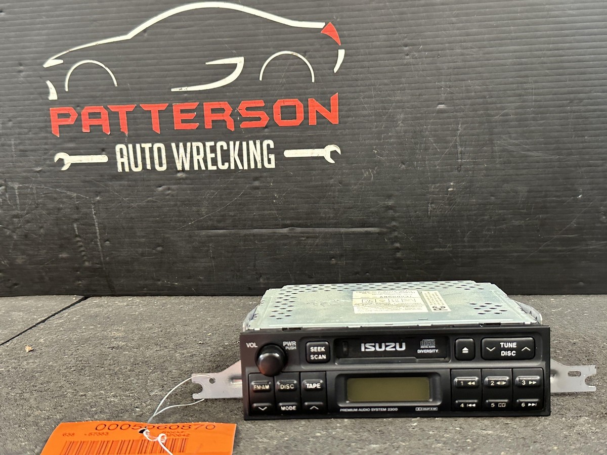 98-02 ISUZU TROOPER AM FM CASSETTE READIO STEREO RECEIVER ID