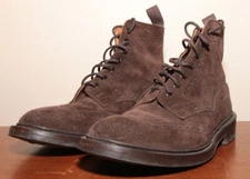 Trickers  C.F Stead Janus Cafe Suede Brogue Stow UK 8 US 9