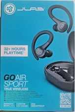 OPENED PACK NEW JLAB GOAIR SPORT TRUE WIRELESS EARBUDS 32HRS PLAYTIME