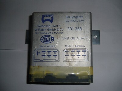 Webasto Steuergerät 12V 1555 - 331.368 - 5HB002454-07 BGS BUS DÜDO