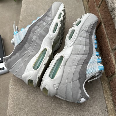 Size 11.5 - Nike Air Max 95 Neutral Grey Chlorine Blue for  display picture 3