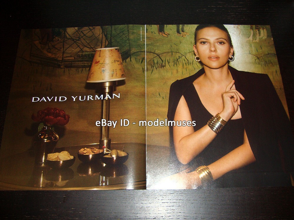 DAVID YURMAN 4-Page PRINT AD Spring 2022 SCARLETT JOHANSSON Henry