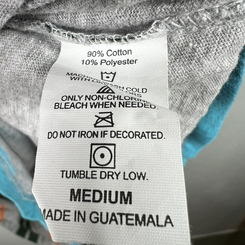 PacSun Men’s Striped Casual Longline Shirt Size Medium Gray T-shirt           R - Picture 5 of 7