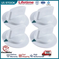 White Dryer Timer Control Knob Fits GE Hotpoint RCA WE1M652 212D1721 AP3995164