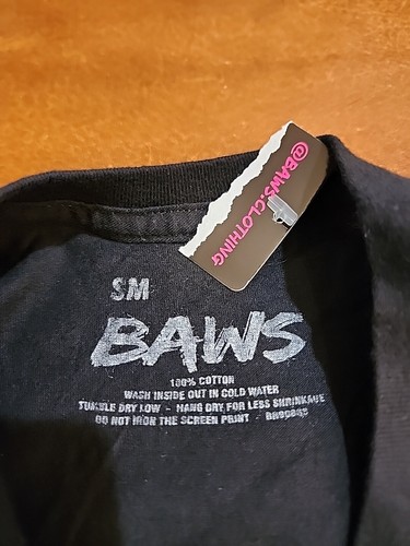 Baws Clothing Co. Memphis Streetwesr Men's SMALL Angry Bear T-Shirt EUC. SB3 - Picture 5 of 8