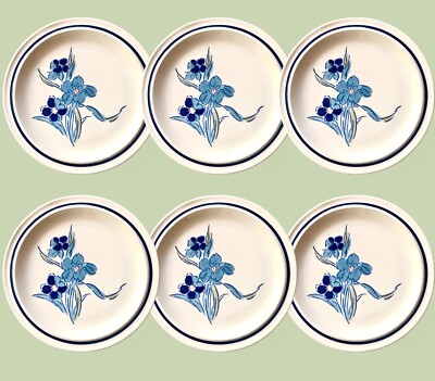 Set of 6 NICOLE Montrose Genuine Stoneware Salad Dessert Plates