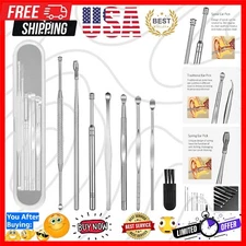 8-Piece Ear Cleaning Kit: Medical-Grade Stainless Steel & Ergonomic Design