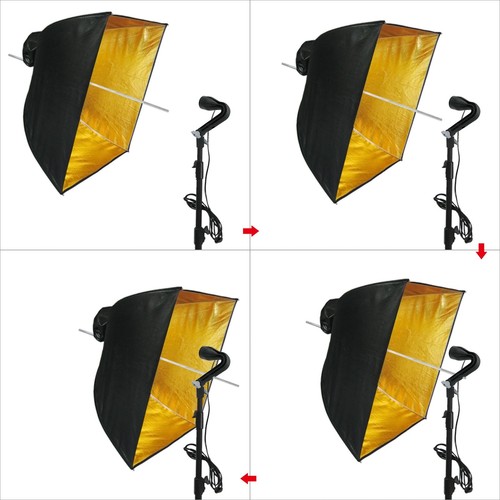 Photography 24" Studio Lighting Light Soft Box Photo Kit - Picture 8 of 10