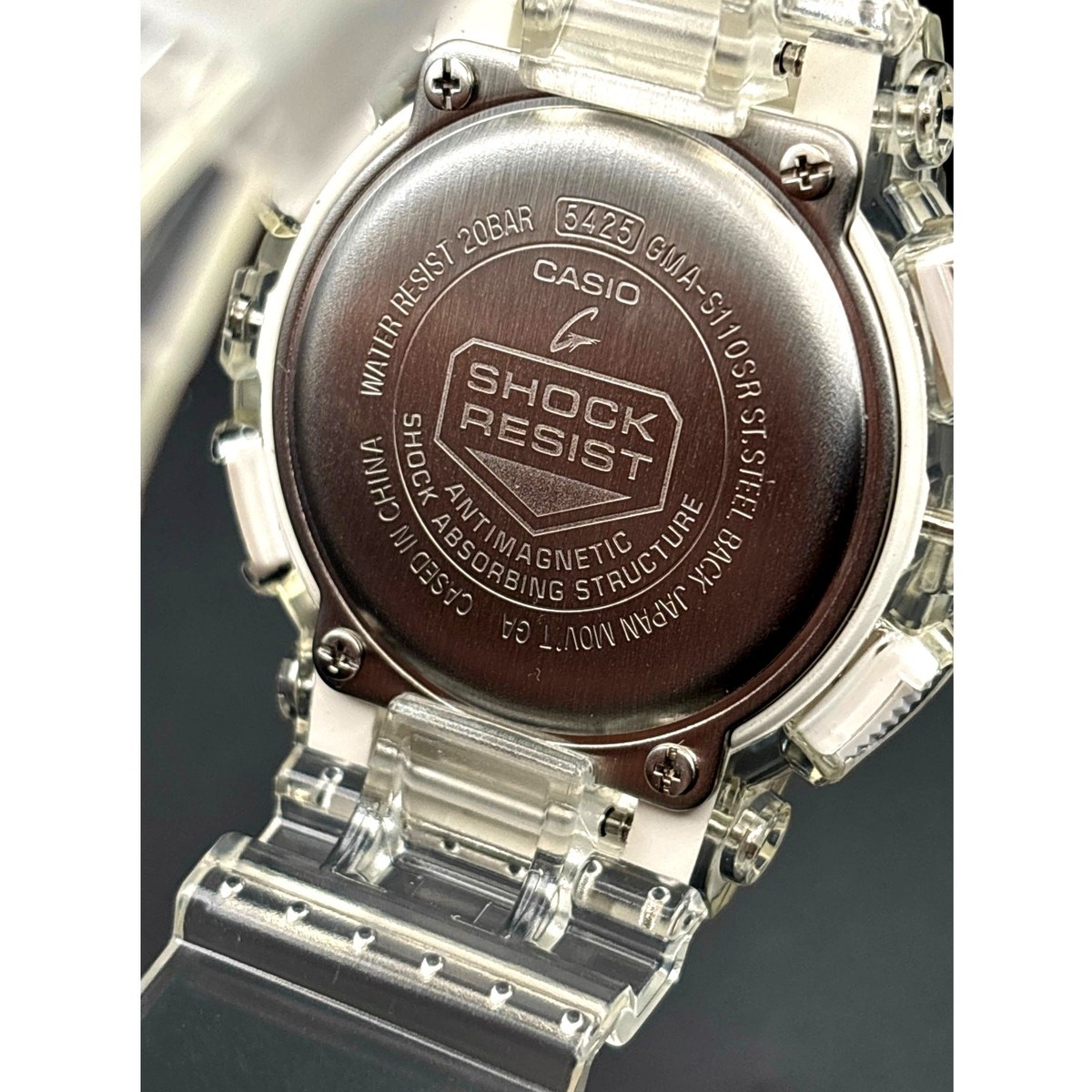 Casio G-Shock GMA-S110SR-7A Women display picture 3