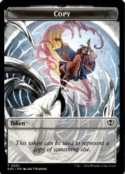 Copy // Spirit Double-Sided Token (0010) Secrets of Strixhaven