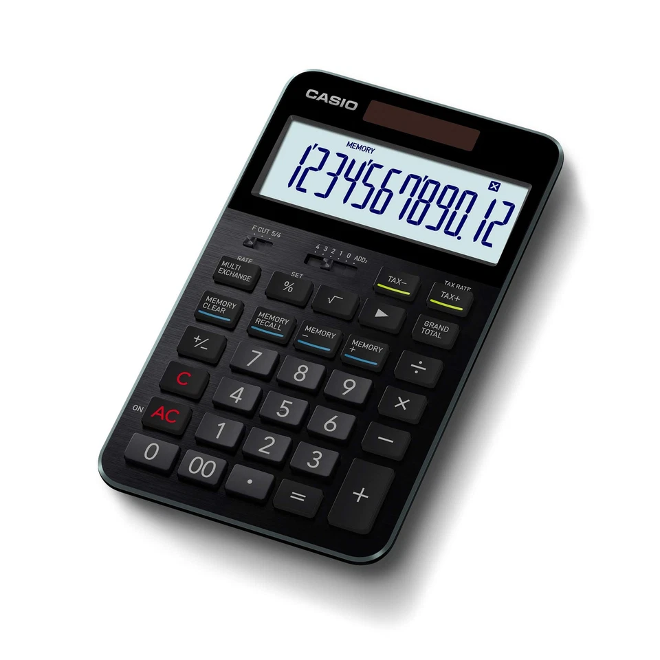 CASIO S200 Gold Flagship Calculator S100 Premium Model Made in Japan w/box Used - Image 2 of 4