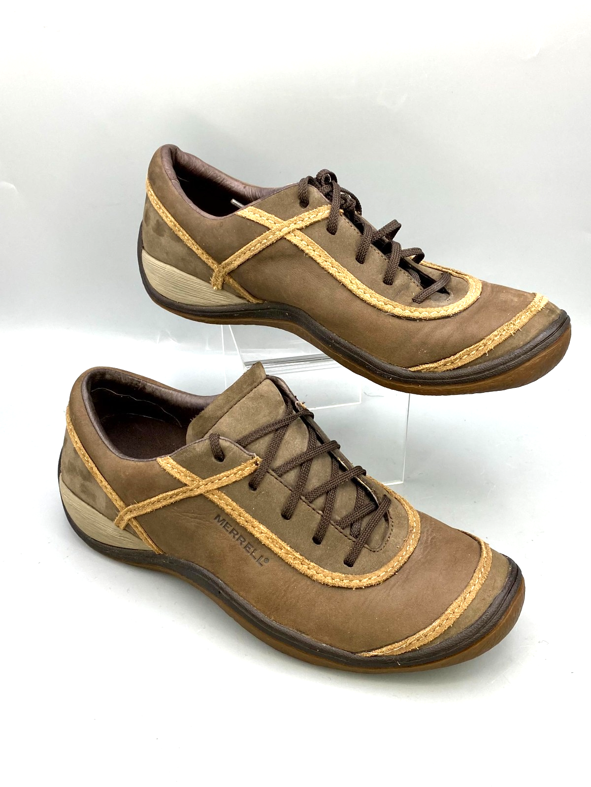 Merrell Cypress sneakers da donna taglia US 9 5 marroni scarpe da trekking J44066 da passeggio