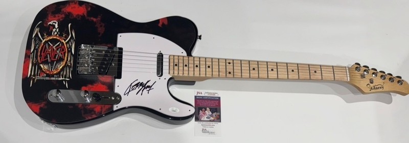 KERRY KING SIGNED CUSTOM SLAYER ELECTRIC GUITAR AUTOGRAPHED JSA COA