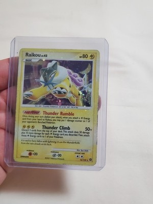 Raikou 16/132 Secret Wonders Holo Pokemon Card MOD PLAY