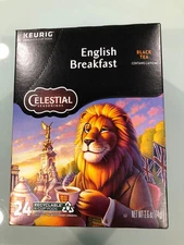 CELESTIAL SEASONINGS ENGLISH BREAKFAST BLACK TEA KCUPS 24CT 4/26