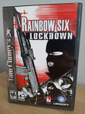 TOM CLANCY'S RAINBOW SIX: LOCKDOWN 2006 UBISOFT TACTIAL SHOOTER 5 CD-ROM PC GAME
