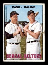 1967 Topps #216 Al Kaline/Norm Cash Bengal Belters GOOD X3720075