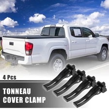 Universal Rear Clamps Replacement Parts for Hard Folding Plastic Black 4 Pcs