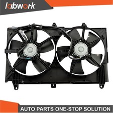 Labwork Dual Radiator Cooling Fan Assembly 2003-06 For Nissan 350Z Infiniti G35