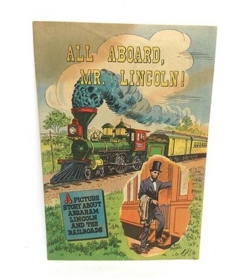 All Aboard, Mr. Lincoln 1959 Promotional Giveaway Comic Book - Good Condition