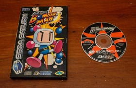 6x mk2 official Sega Saturn controllers, Saturn Bomberman game, & multi-tap