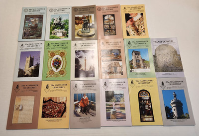 Mayflower Quarterly Mixed Lot of 17 2008-2015 Genealogy Pilgrim History Magazine