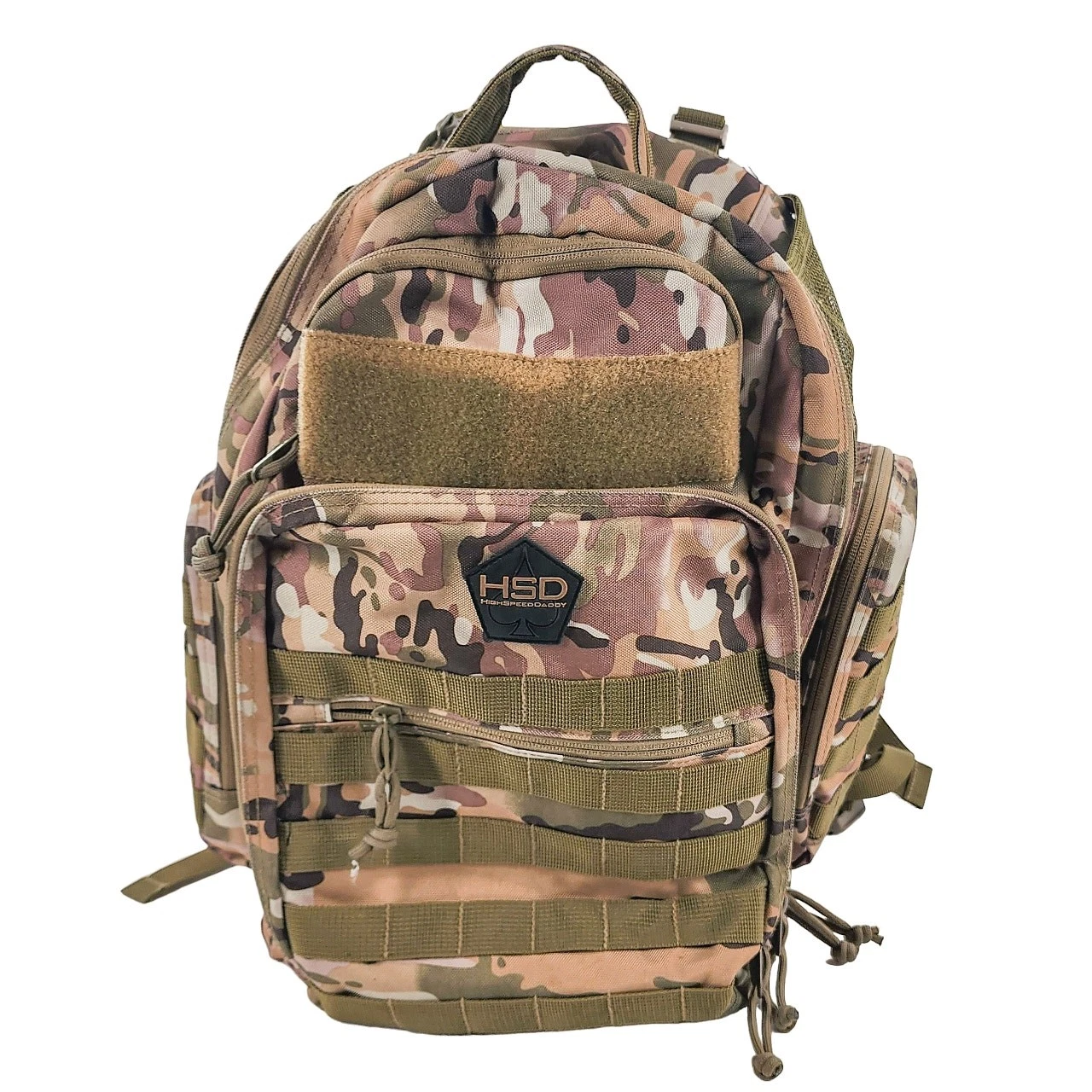 HSD High Speed Daddy Tactical Diaper Bag Backpack Changing Mat Camo