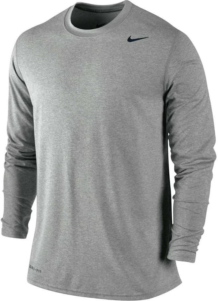 Nike Legend 2.0 Dri-Fit Training LS Shirt Size 4XL Carbon Heather 727980 493 NEW