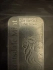 Scottsdale Mint " Lion's Head " Bar 1 Troy oz.999 Fine Silver